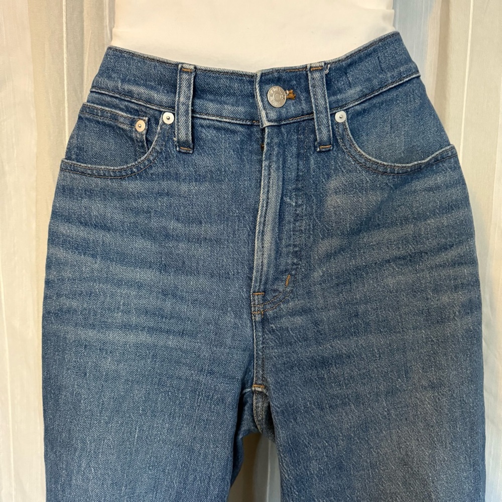 Madewell The Perfect Vintage Wide-Leg Jeans in Harvey Wash Size 24 - Picture 4 of 12